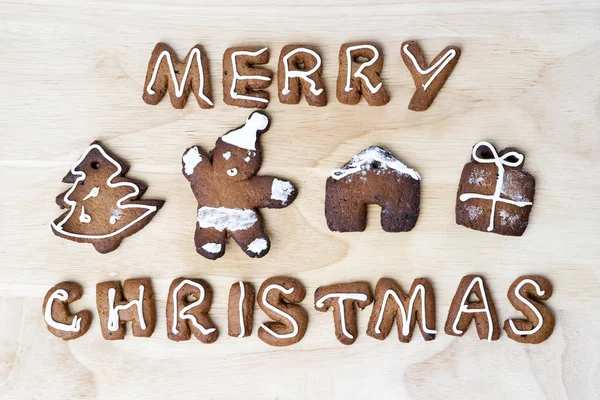 Galletas de Navidad. Feliz Año Nuevo — Foto de Stock