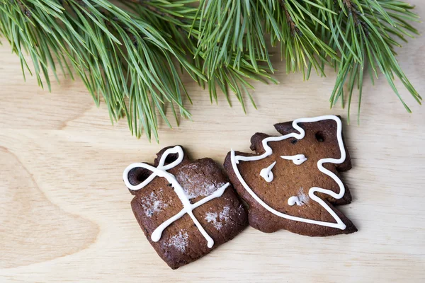 Biscuits de Noël. Bonne année — Photo