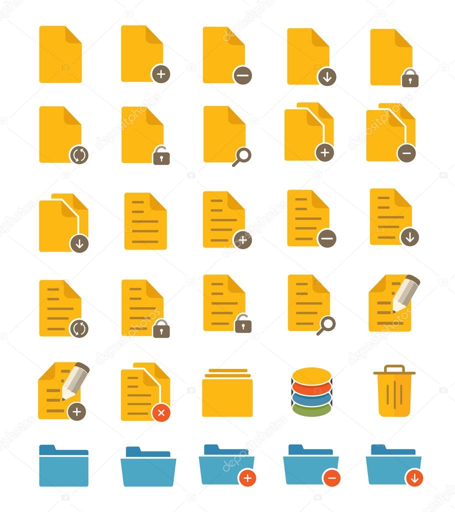 File and Folder Icons