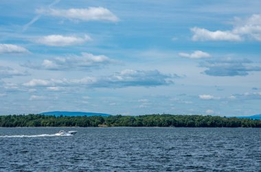 Champlain Gölü geçidi yürüyüş ve bisiklet yolu