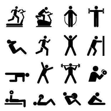 insanların sağlık ve fitness egzersiz