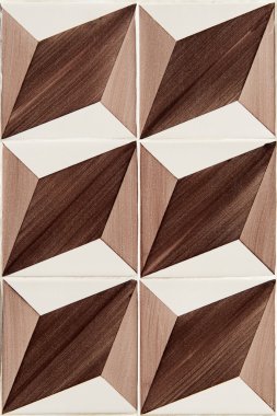 Kahverengi kübik formları 