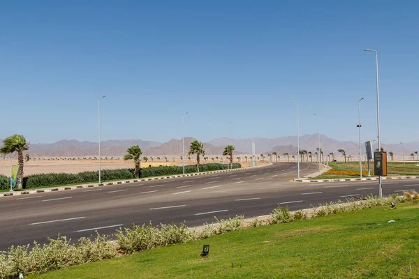 Sharm Sheikh Egypt June 2021 Highway Peace Square Sharm Sheikh — Stock Photo, Image