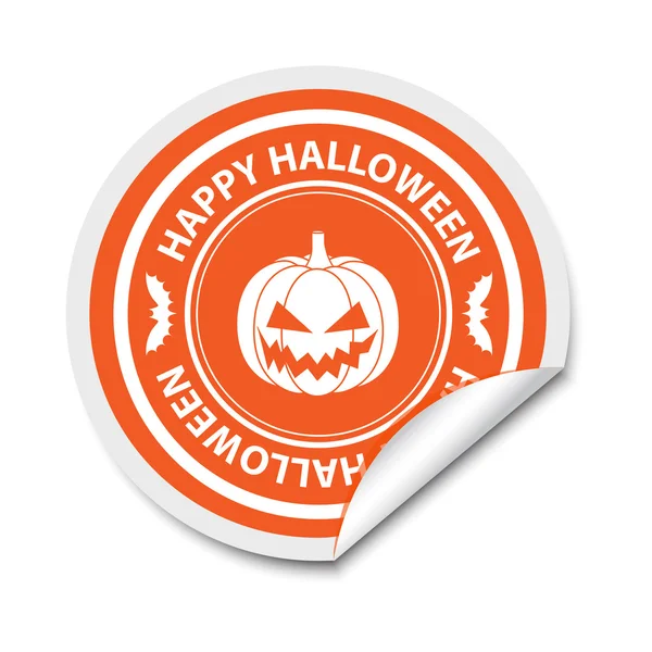 Halloween sticker — Stockvector