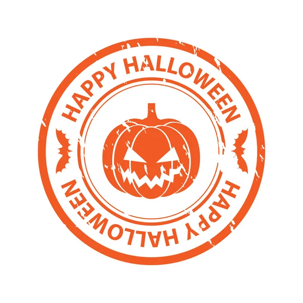 Halloween rubber stamp — Stock Vector