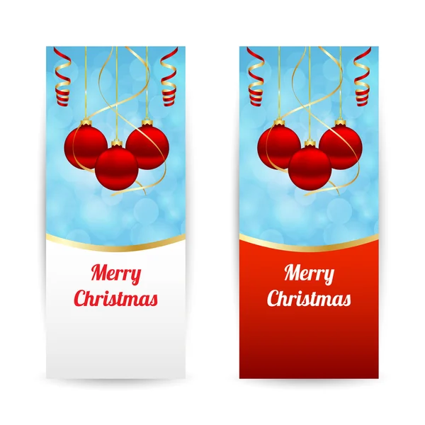 Kerstmis banners — Stockvector