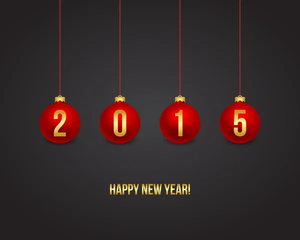 Hintergrund zum neuen Jahr 2015 — Stockvektor