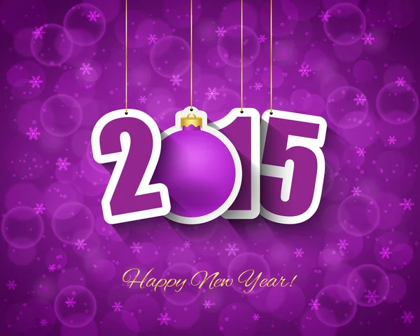 2015-re új év háttér — Stock Vector