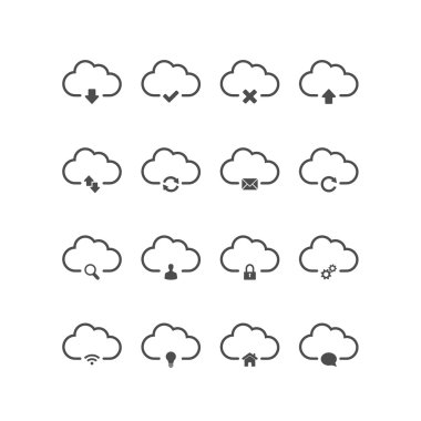 bulut bilgi işlem simgeleri