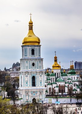 Saint Sophia Katedrali Spires kuleyi Sofiyskaya Kiev Ukrayna