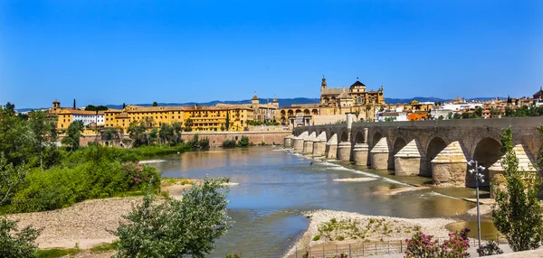 Triumph 0f Archaangel San Raphael Statue Column Cordoba Spain — Stock Photo, Image