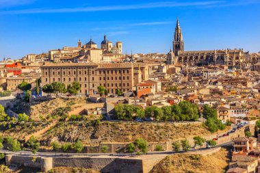 Katedral kilise ortaçağ şehir Toledo İspanya