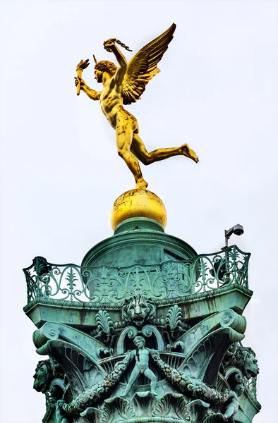 Genie de La Liberty Bastile Square Paris Francia —  Fotos de Stock