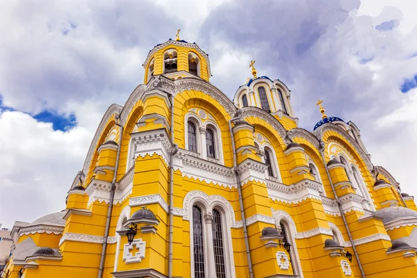 Katedra Saint Wołodymyr Kijów Ukraina — Zdjęcie stockowe