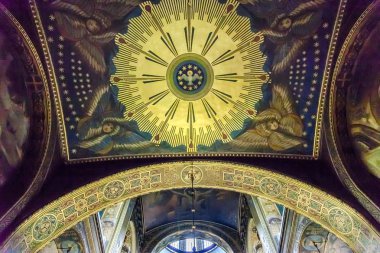 Holy Spirit Mosaic Basilica Saint Volodymyr Cathedral Kiev Ukraine clipart