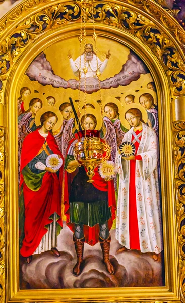 天使アイコン聖ミカエル大聖堂キエフウクライナ — ストック写真