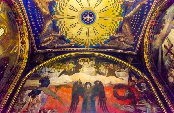 Espíritu Santo Ángel Mosaicos Basílica Catedral de San Volodymyr Kiev Ucrania —  Fotos de Stock