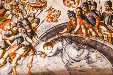 İsa Zincirleri Fresco Sanctuary İsa Atotonilco Meksika