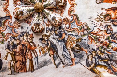 Jesus Arrest fresk Sanctuary Jesus Atotonilco Meksika