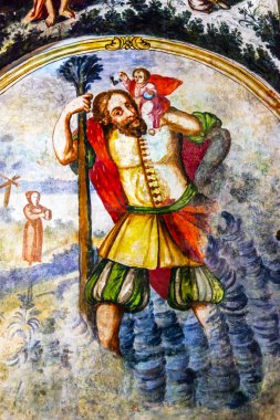 İspanyol Explorter melek fresk Sanctuary Jesus Atotonilco Meksika