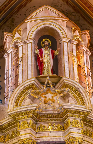 Estatua de Cristo de Navidad Catedral de Atar Parroquia Dolores Hidalgo México — Foto de Stock