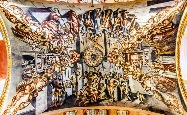 Frescoes Basilicas Sanctuary of Jesus Atotonilco Mexico — Stock Photo, Image