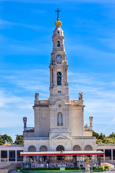 May 13th Celebration Mary Basilica of Lady of Rosary Fatima Portugal — Stock Photo, Image