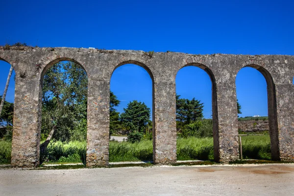 Antico Acquedotto di Usseira Obidos Portogallo — Foto Stock