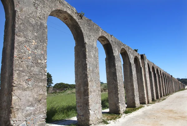 Antico Acquedotto di Usseira Obidos Portogallo — Foto Stock