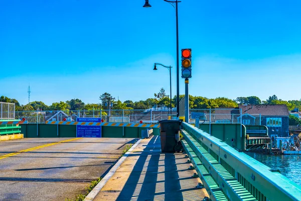 Padanaram Most Uzavřen Vnitřní Vnější Přístav Dartmouth Massachusetts Instrukce Můstku — Stock fotografie