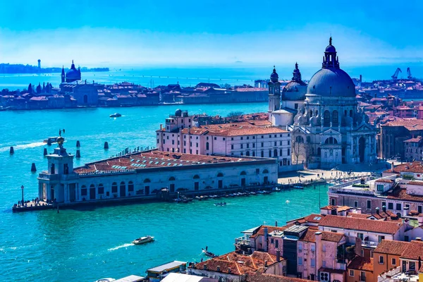 Grand Canal Canal Santa Maria Della Salute Church Venice Italy — Stock Photo, Image