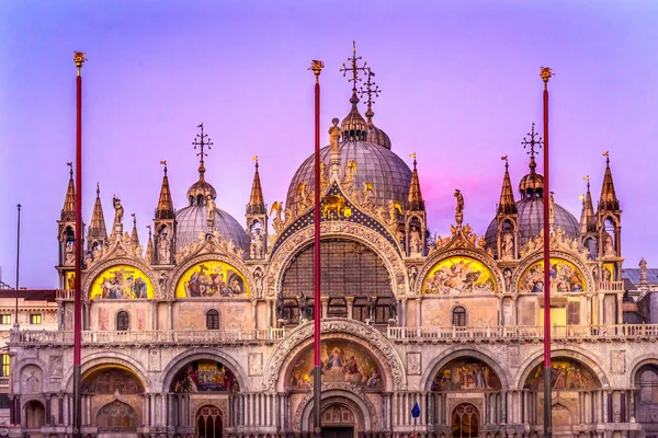 Basiliek Van San Marco Venetië Italië Kerk Gemaakt 1063 Het — Stockfoto