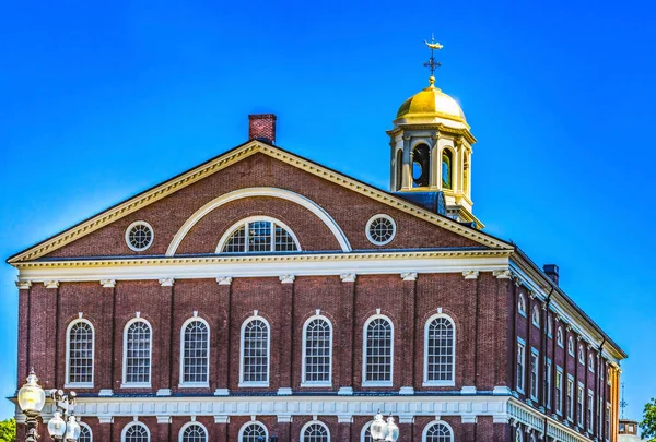 Quincy Market Freedom Trail Boston Massachusetts Byggd Början 1800 Talet — Stockfoto