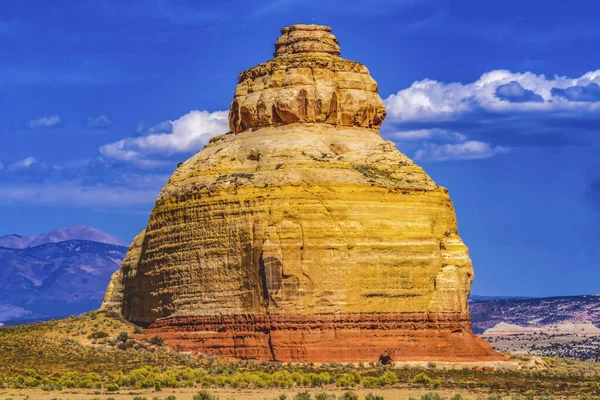 Colorful Church Rock Formation Entrance Canyonlands National Park Needles District — стокове фото