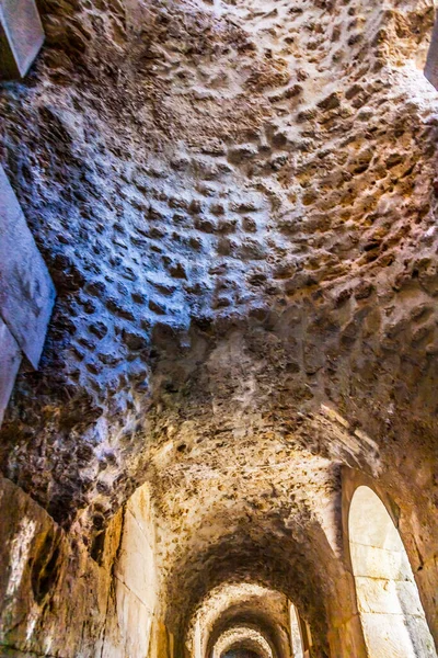 Antiguo Anfiteatro Ruinas Piedra Itálica Ciudad Romana Las Afueras Sevilla — Foto de Stock