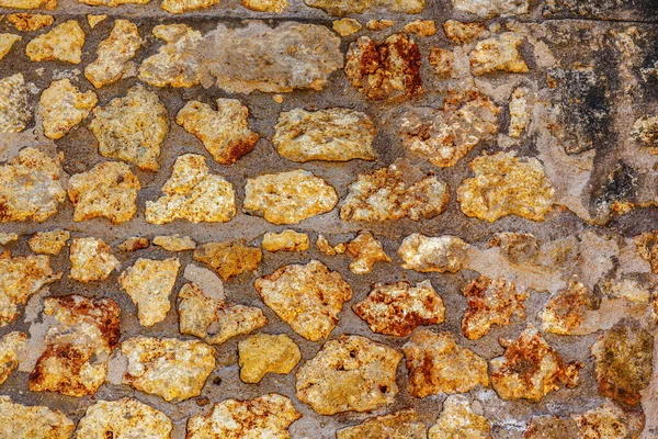 Antigua Muralla Piedra Ruinas Itálica Ciudad Romana Las Afueras Sevilla — Foto de Stock