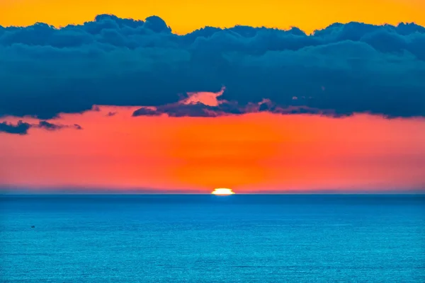 Nach Sonnenuntergang Jolla Heights Blick Auf Rosa Himmel Wolken Pazifik — Stockfoto