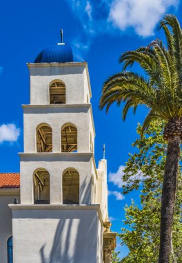 Eski Lekesiz Gebelik Kilisesi Eski San Diego Kaliforniya Tarihi Adobe Kilisesi.  