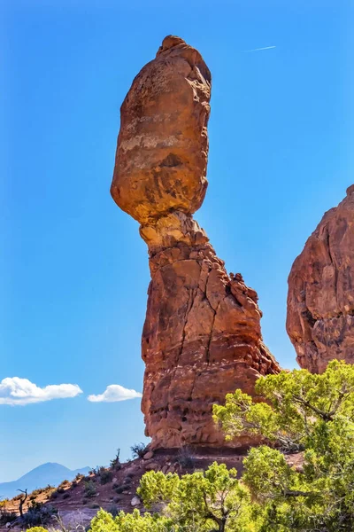 Balanced Rock Arches National Park Moab Utah Usa Southwest Clásico —  Fotos de Stock