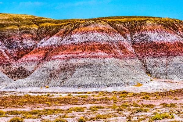 Kleurrijk Tepees Hills Badland Formation Painted Desert Petrified Forest National — Stockfoto