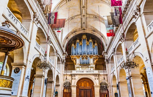 Organ Dome Church Les Invalides Paris Francia Iglesia Creada 1670 — Foto de Stock