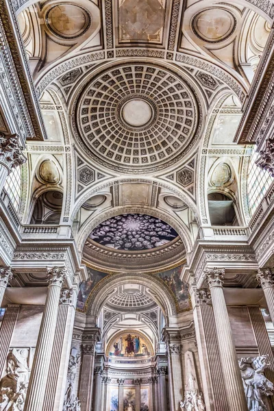 Pantheon Basilica Altar Αγάλματα Στήλες Mosaic Παρίσι Γαλλία Πάνθεον Δημιουργήθηκε — Φωτογραφία Αρχείου