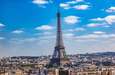 Eyfel Kulesi Paris Fransa 1889 'da inşa edildi. Dünyada en çok ziyaret edilen anıt.