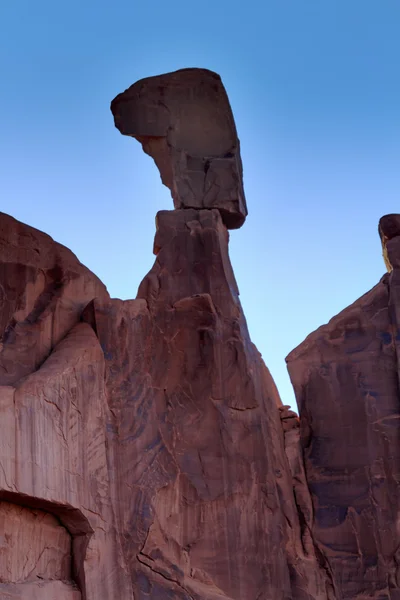 Królowa nefertiti opoka park avenue sekcji arches national park mo — Stok fotoğraf