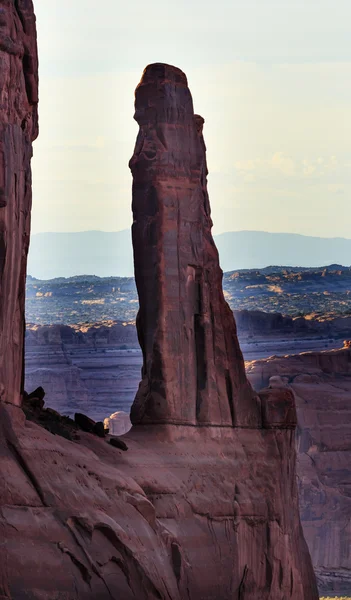 Schacht rock park avenue sectie arches nationaal park moab (Utah) — Stockfoto