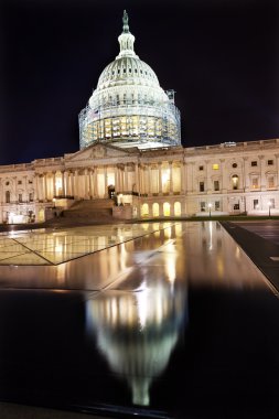 Bizi capitol kuzey tarafında inşaat gece yıldızlar washington dc ref