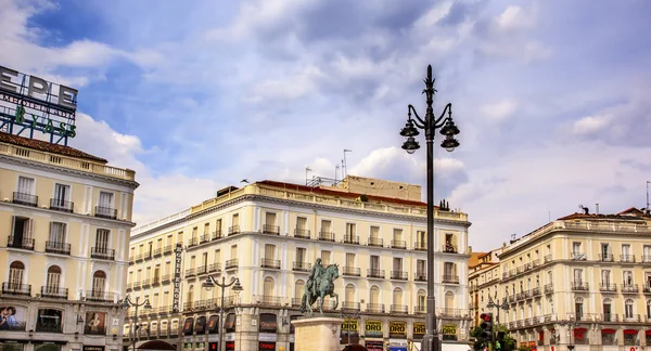 Puerta del Sol Gateway of the Sun Plaza Square King Carlos III E — Stock Photo, Image