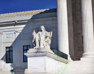 Bizi Yüce mahkeme heykel capitol hill washington dc