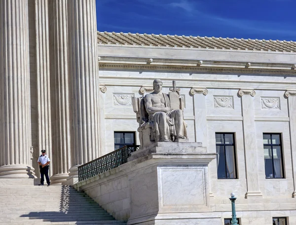 US Supreme Court Statue Capitol Hill Washington DC — Stock Photo, Image