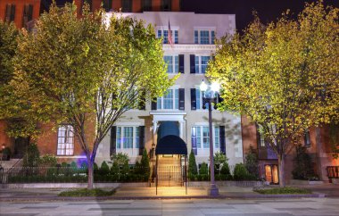 Blair konut yapı ikinci Beyaz Saray gece Washington Dc